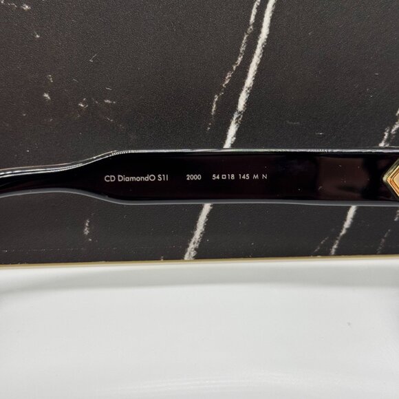 NEW CD DIAMONDO S1I 2000 DIOR SQUARE HAVANA EYEGLASSES DIOR - Picture 8 of 10